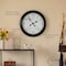 Clockswise 24-inch Large Outdoor Wall Clock Thermometer Combo, Waterproof Hygrometer Silent Battery Operated QI004644 - alternate 4